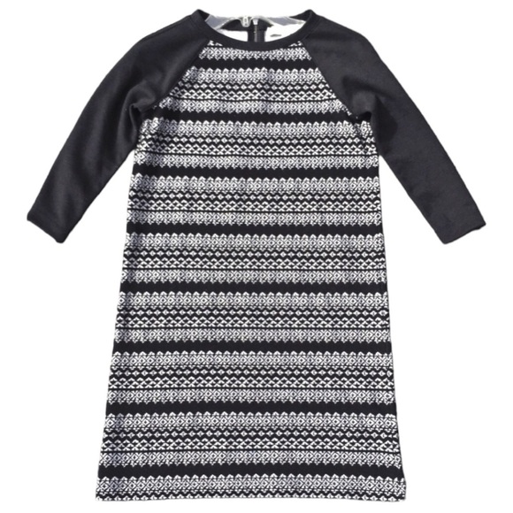 Loft Petites 3/4 Sleeve Printed Soft Sweater Like Dress Size XSP - Picture 1 of 6